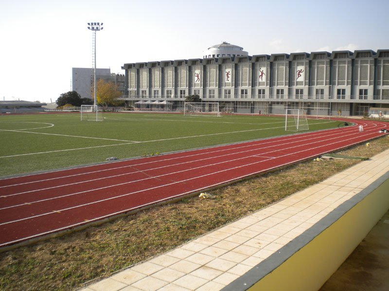 CONSTRUCTION OF A RUBBER MAT IN THE GYM OF THE AUTH